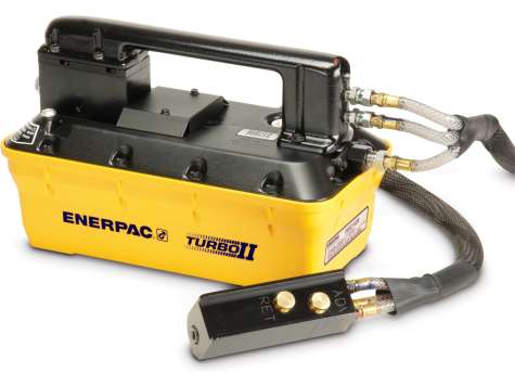 Фото товара "PARG1102N Пневматический гидронасос Turbo II 700 бар, 2081 см3, 2,8-10,3 бар, 3/3 клапан пульт"