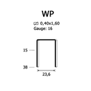 Скоба крепежная WP/50мм (5)